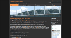 Desktop Screenshot of colincaprani.com